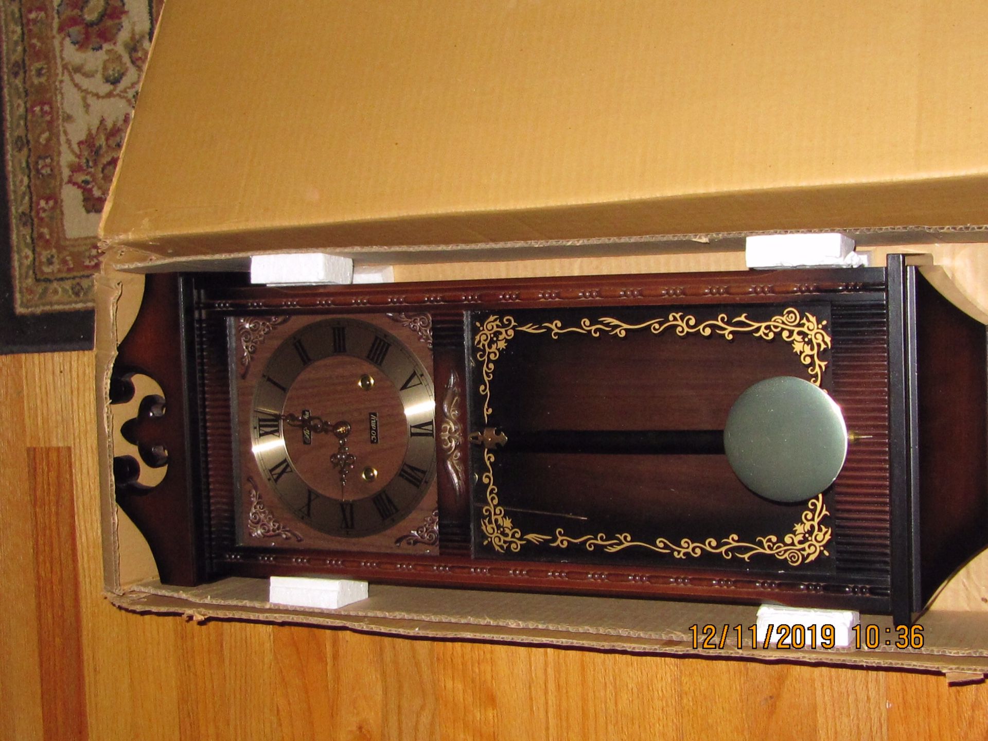 Antique Aikosha Pendulum 30 day Wall Clock