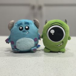 Disney Cuutopia | Monsters Inc. Mike Wazowski Plush Sulley | Official Pixar Lot  Set of two plush Mike and Sulley Great pre owned  Like what you see? 