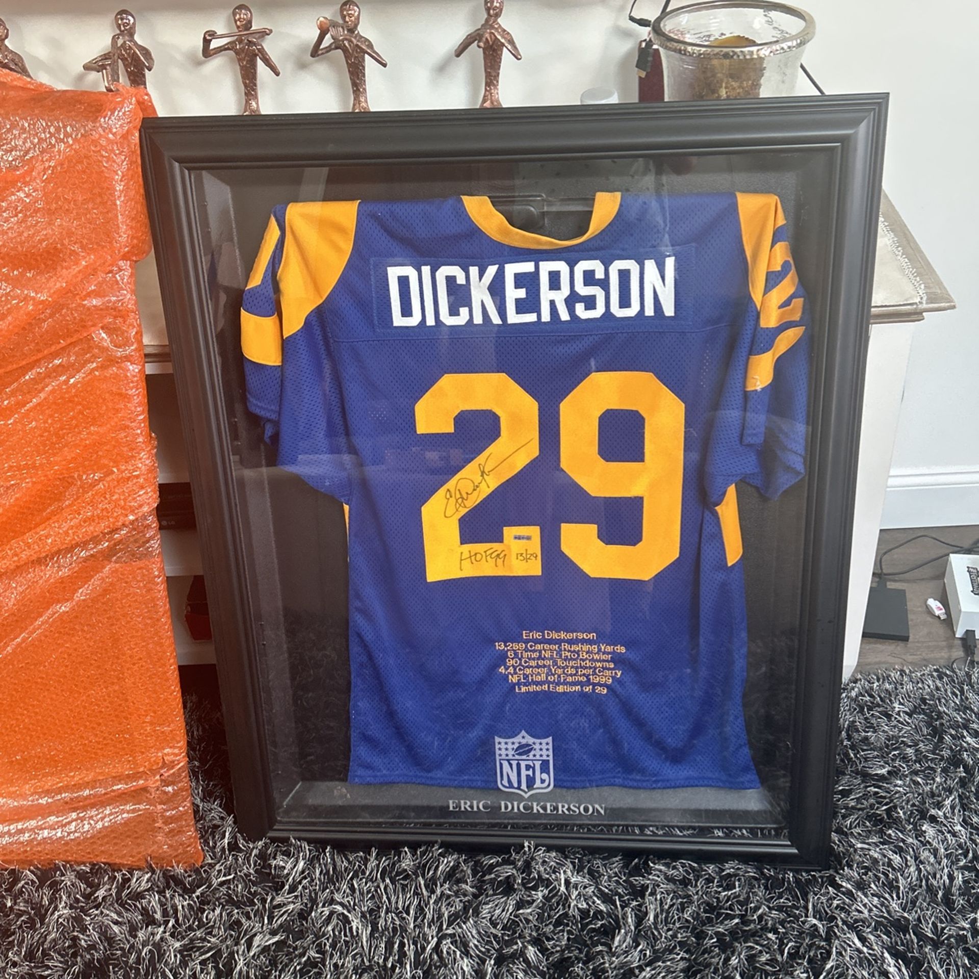 Authentic Signed Eric Dickerson Jersey 