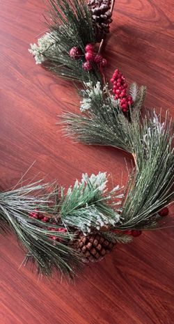 Frosted garland