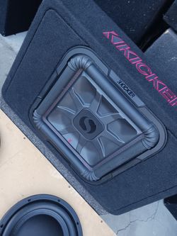 SUBWOFER KICKER SHALLOW 12" WITH ITS BOX