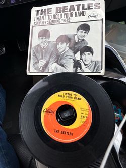The Beatles 45 RPM Vinyl Single Capitol Records