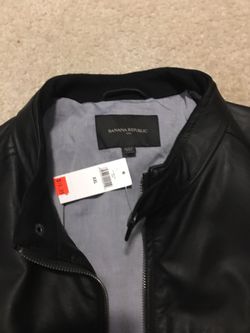 Brand new Banana Republic faux leather jacket XXL