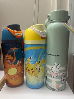 Pokémon Owala & Starbucks Miffy Water Bottles – Set of 3