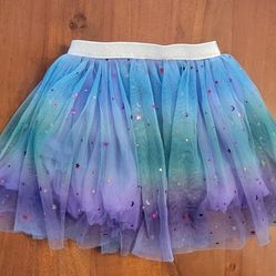 Girls Toddler Ballet Skirt Tutu Blue Purple Tulle