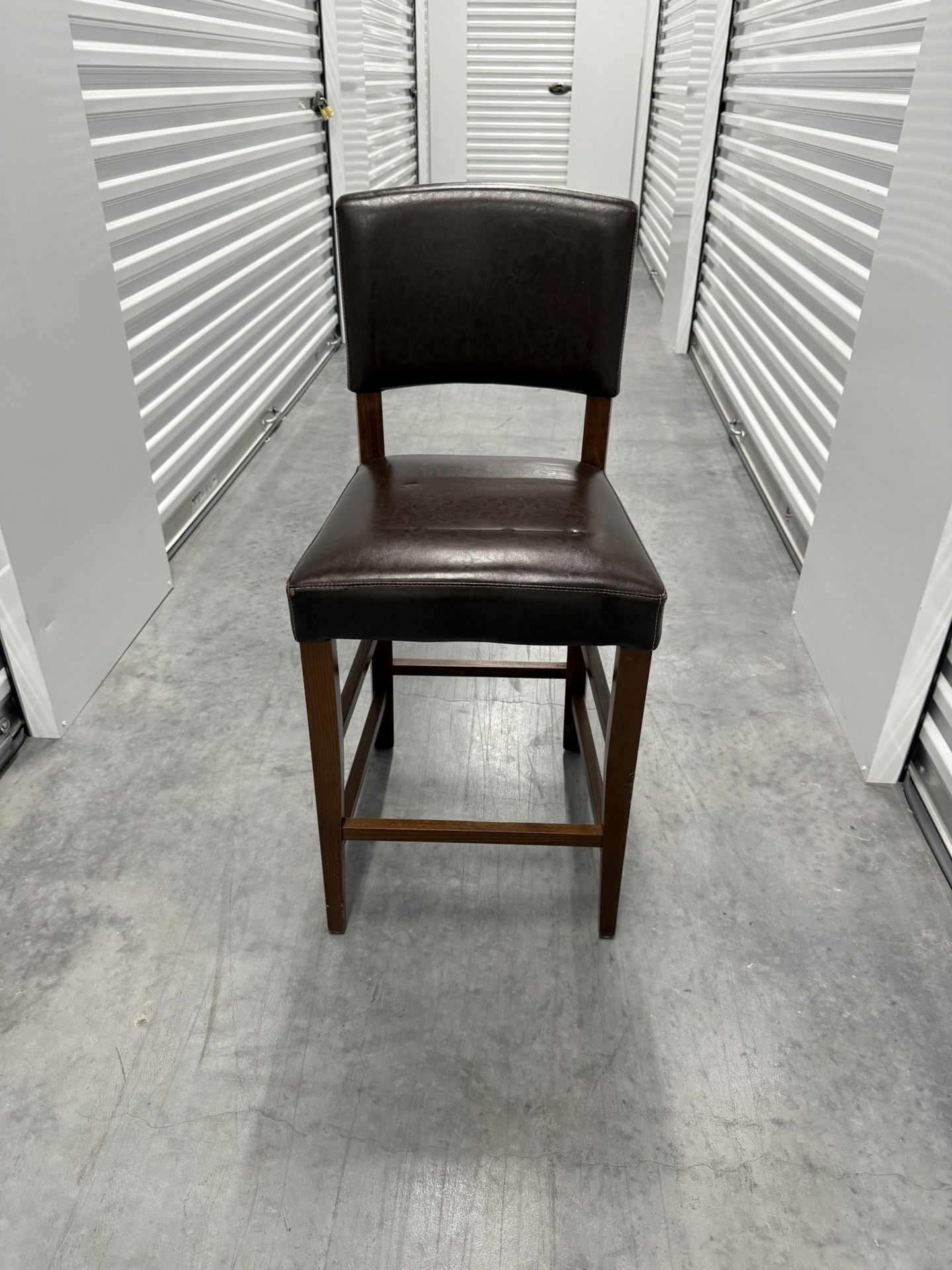 Faux Leather Chair - Counter Height