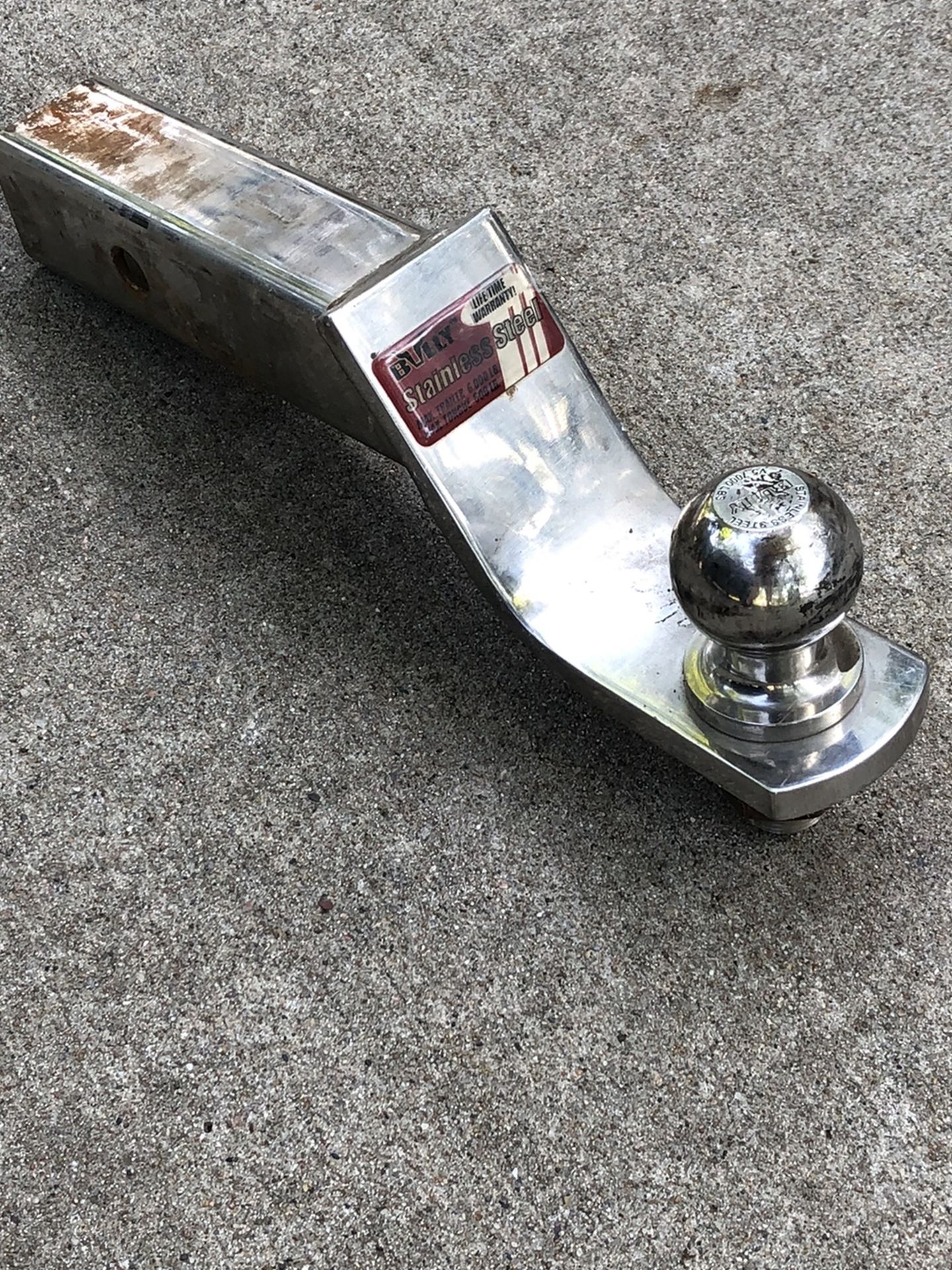 Stainless steel hitch