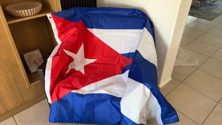 Cuba Flag Large Polyester 6 foot