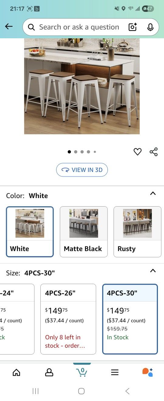 Brand New Bar Stools 30