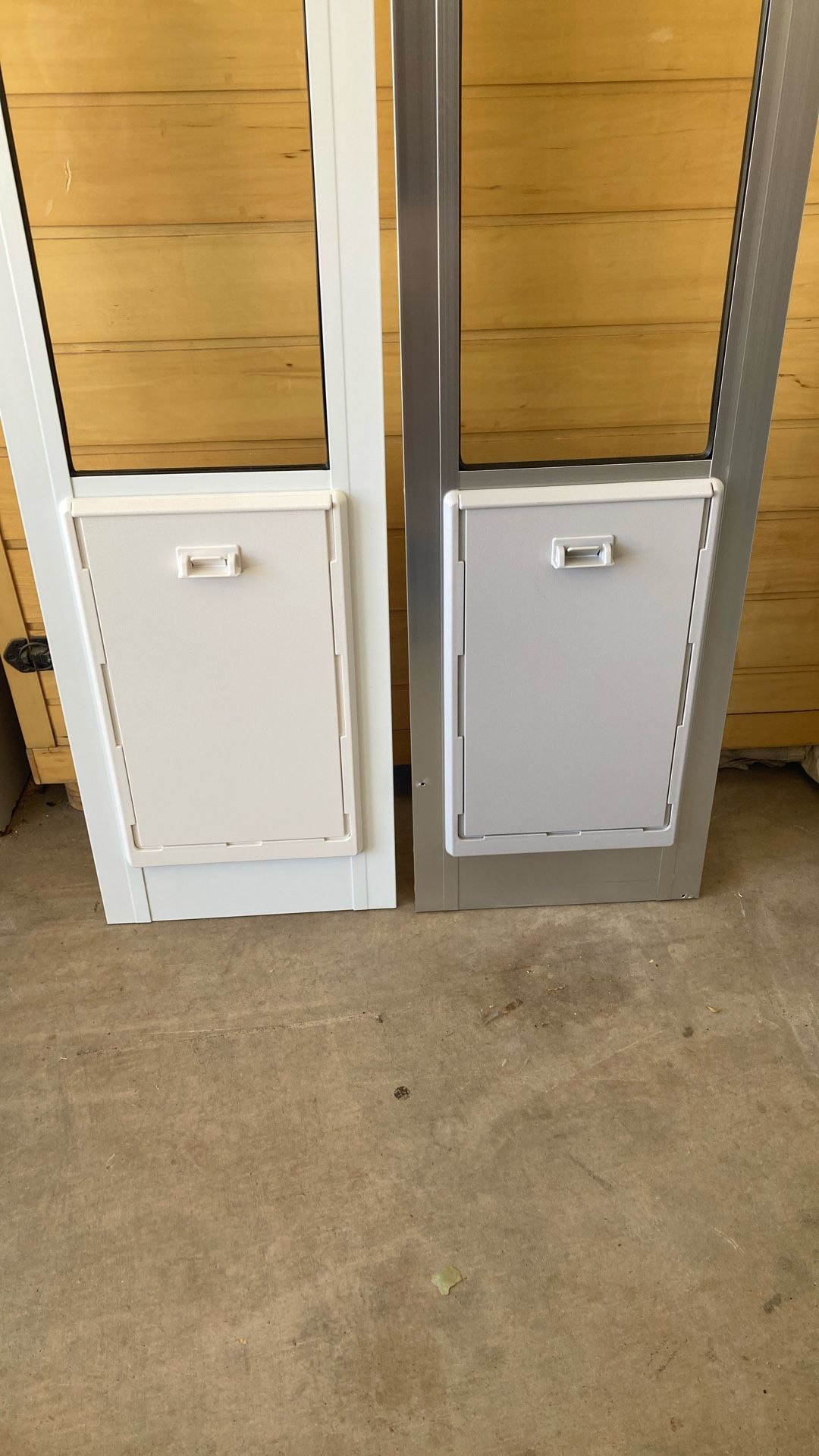 Dog Door New And Medium In White Or Silver