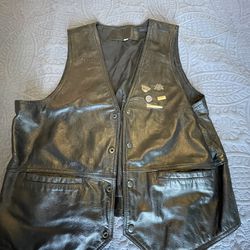 Mens Leather Vest 