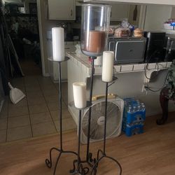 4 Big Candle Holders 