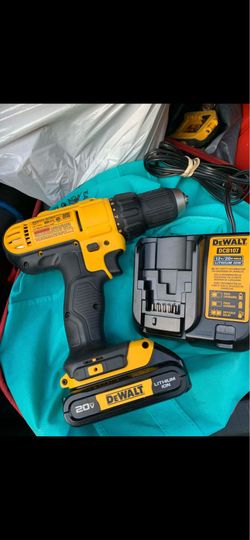 DEWALT drill battery and charger