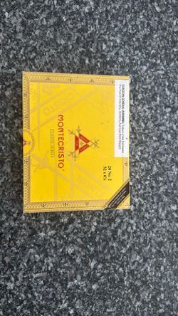 Empty Montecristo Cigar Box