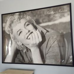 Marilyn Monroe X Large framed poster.