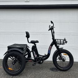 Addmotor Triketan M-330 Electric Trike – Practically New – Only 39 Miles - Senior Tricycle Bike