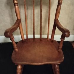 Small Rocking Chair Solid Wood 