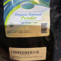 3 Lb New Sealed Bag Organic Seaweed Powder Face Mask 