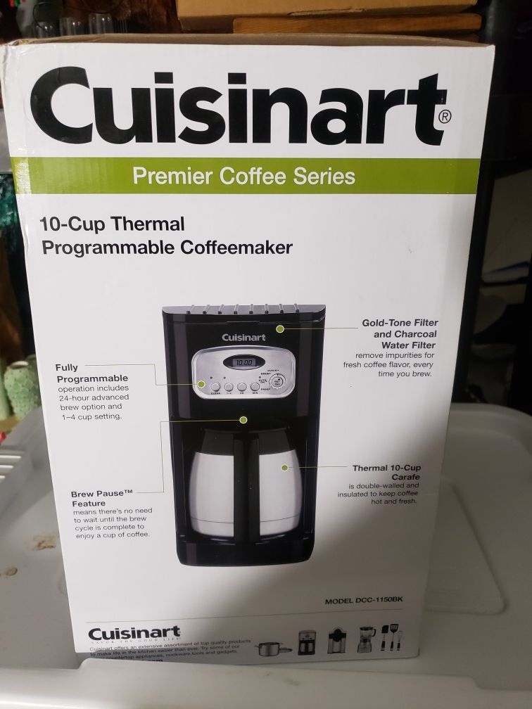 Cusinart Coffee Maker New in Box