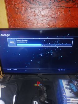 PS4 & 11 GAMES 2 CONTROLLERS & CHARGER. A10 HEADSET