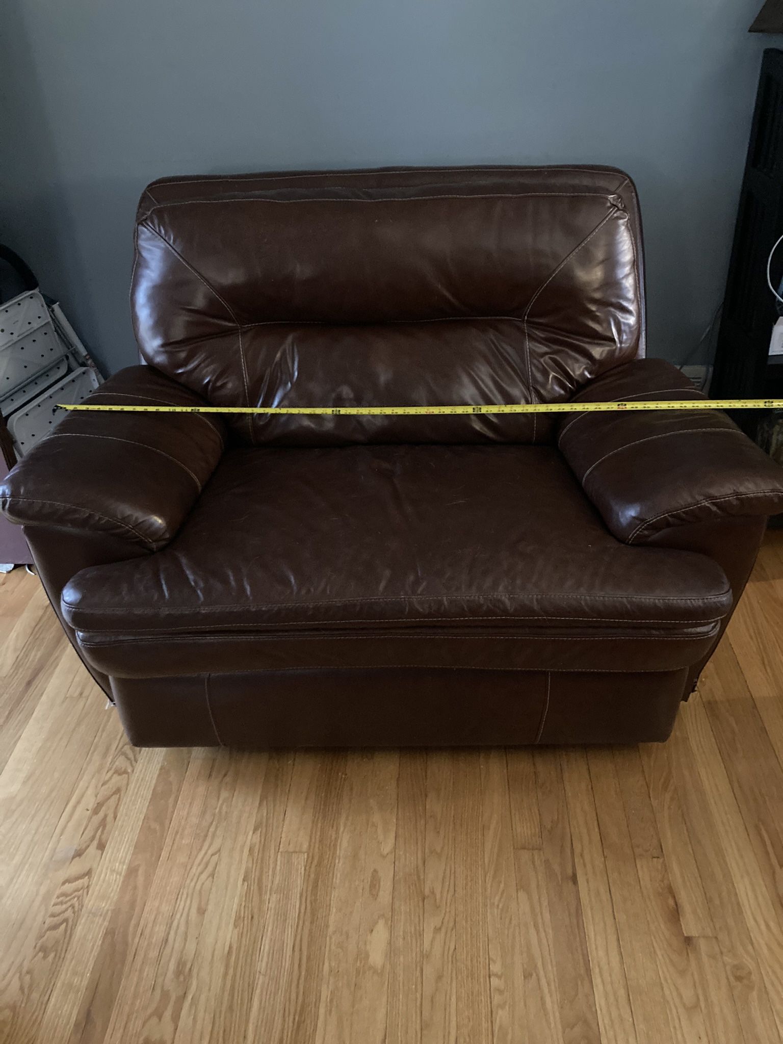 Recliner Leather Loveseat