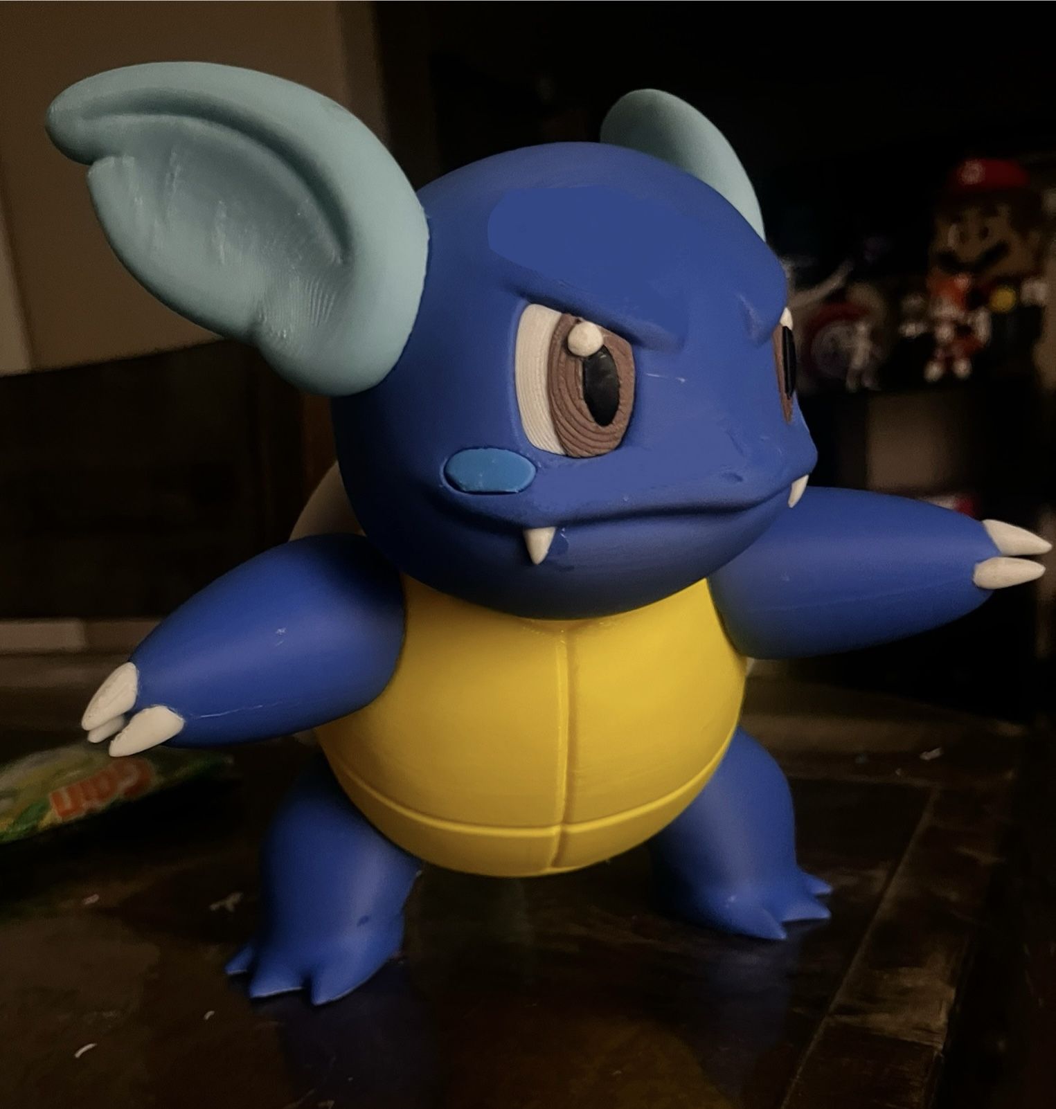 WARTORTLE POKEMON FIGURINE — HIGH DETAIL FIGURINE/TOY OF WARTORTLE — 12" Tall 12" Wide From front To Back. Will Negotiate.