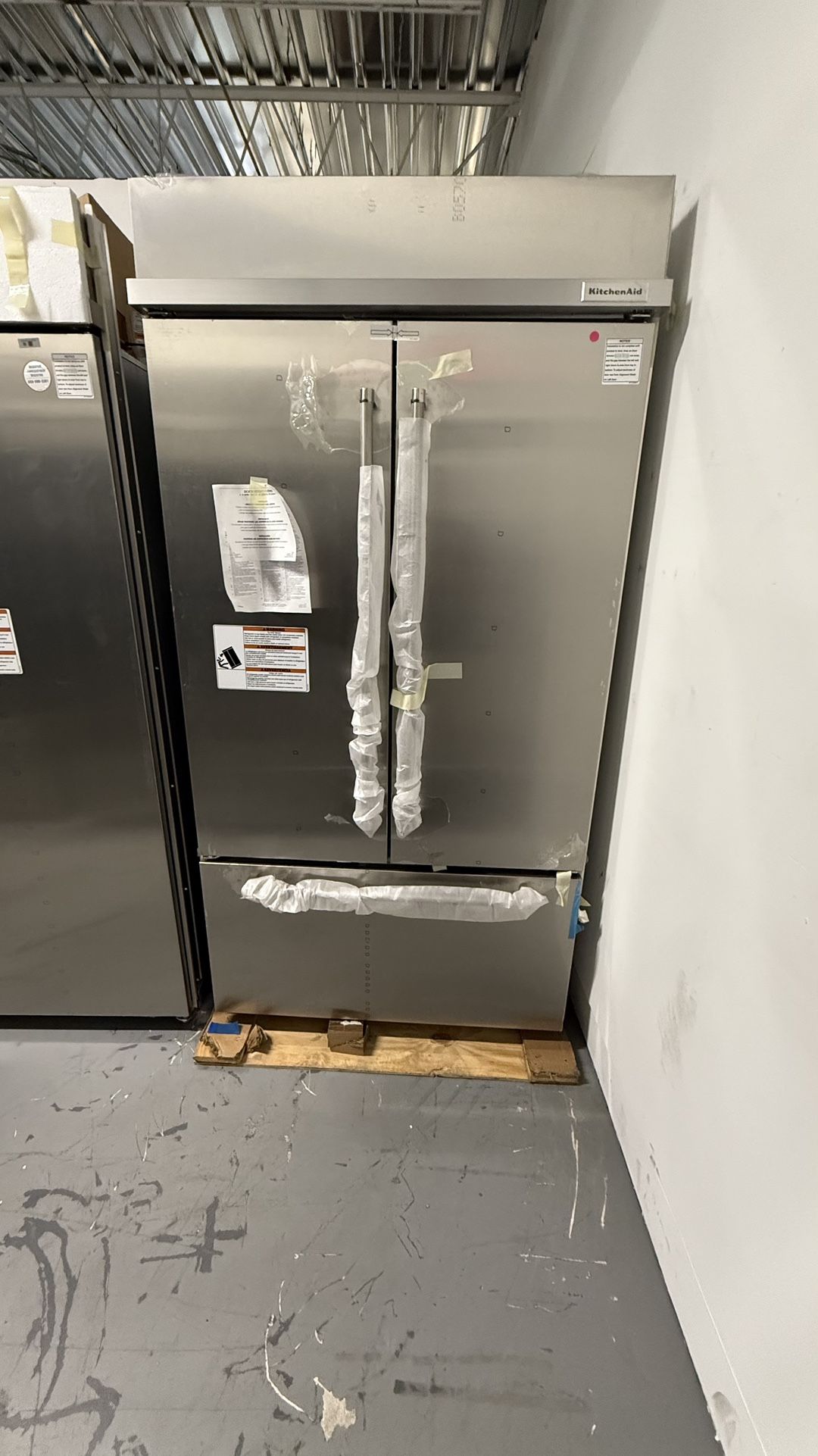 24.2 Cu. Ft. 42" Width Built-In Stainless French Door Refrigerator With Platinum Interior Design