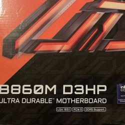 Gigabyte B860M D3HP motherboard. 