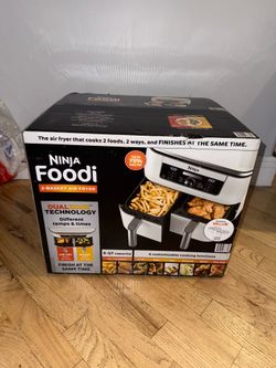 Ninja Foodi 8qt Original Dualzone 2 Basket Air Fryer with 6 functions