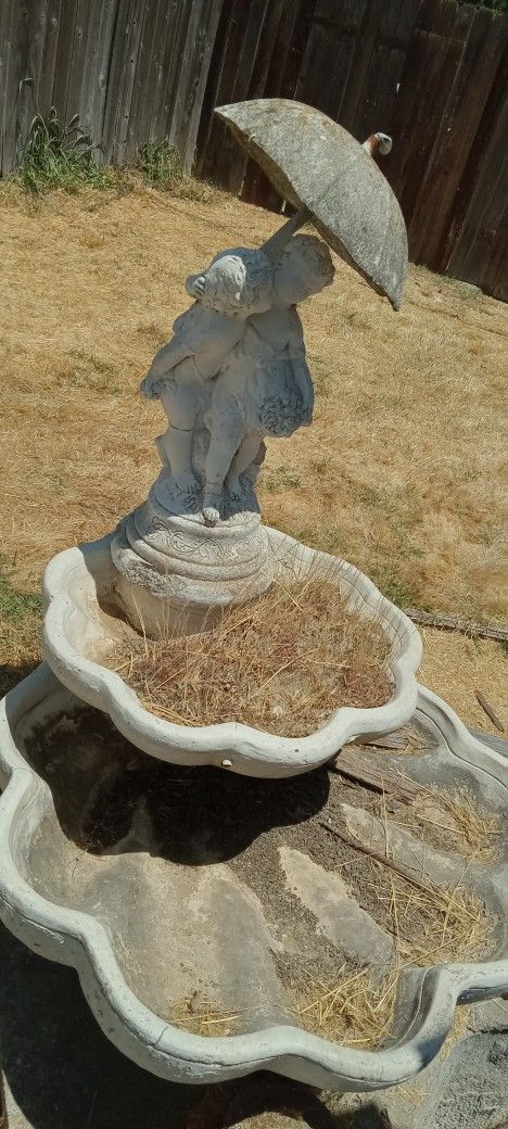 Boy Girl Garden Fountain