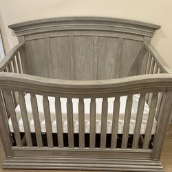 Crib And Dresser + Crib Mattress