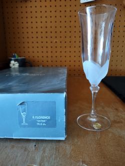 JG Durand crystal flutes