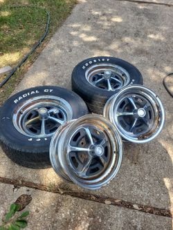 AMC AMX javelin 14" magnum 500 oem factory wheels rims