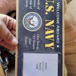 Us Army Wall Plack With Photo 