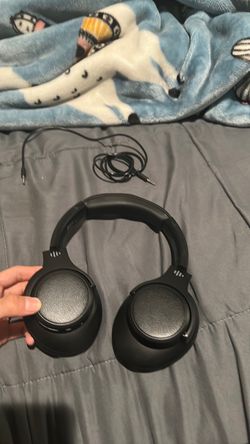 Black Over-Ear Headphones with Audio Cable