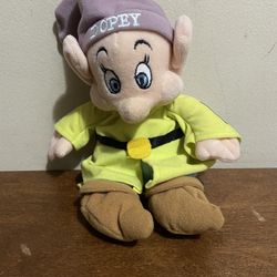Vintage Dopey Plush from Disney  From Snow White 