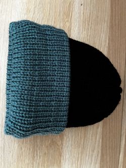 Hand knitted beanie