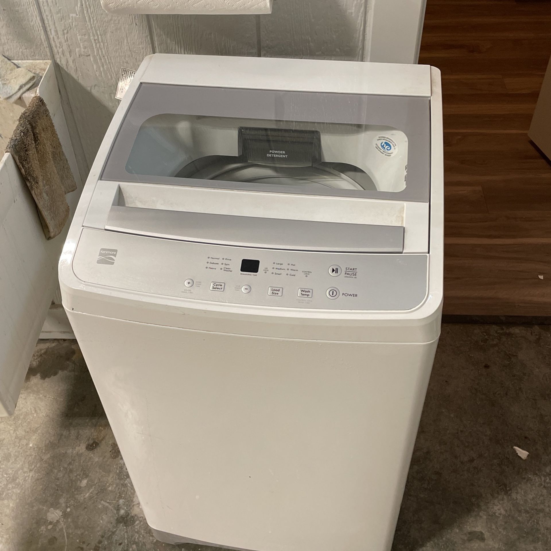 Kenmore compact washing machine