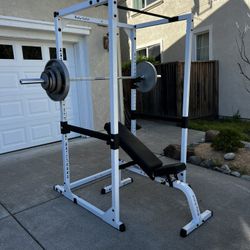 Body Solid Squat Cage / Bench / Bar / Weights