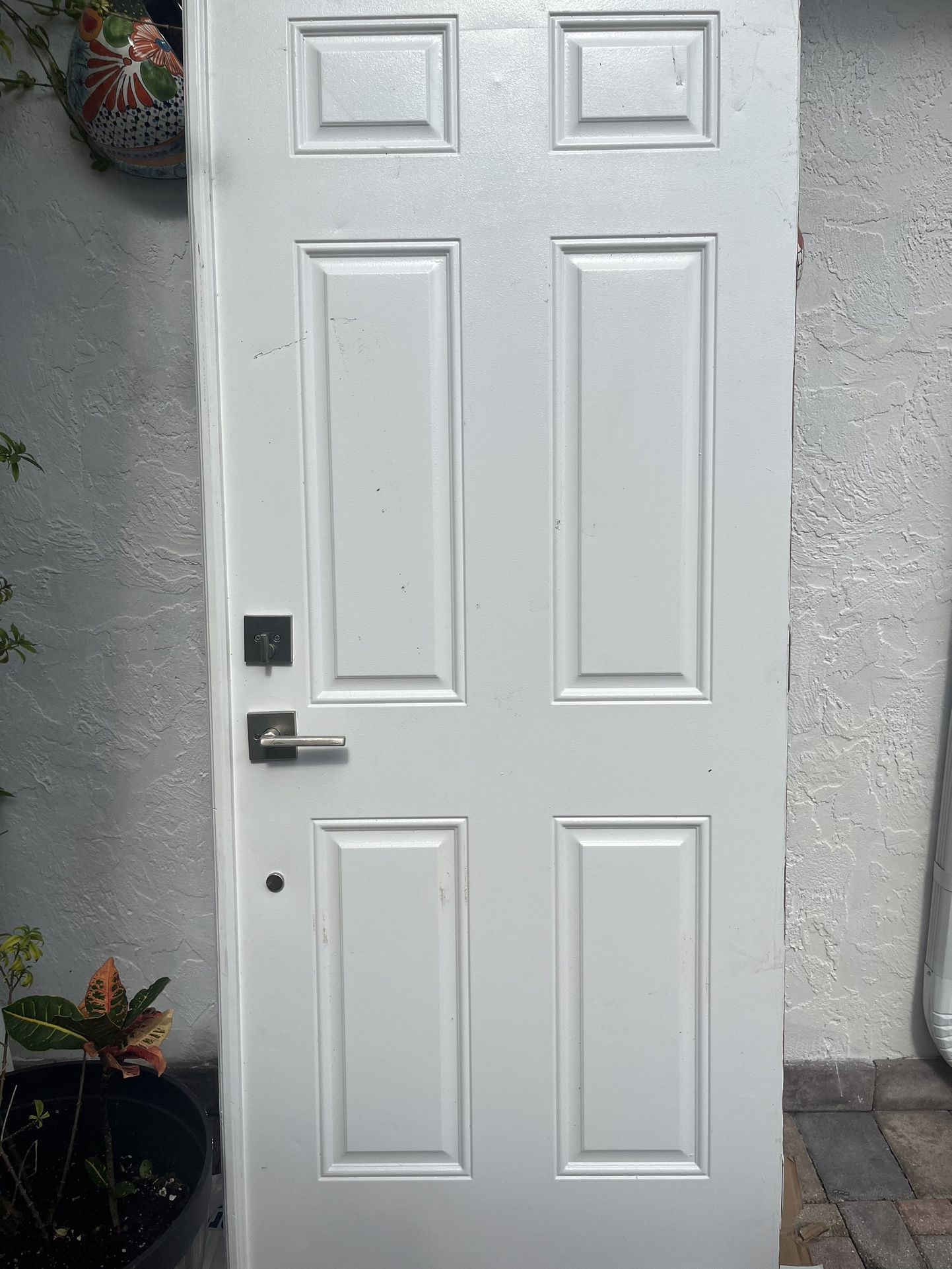 DOOR•ENTRANCE STEEL • WHITE • Door Only