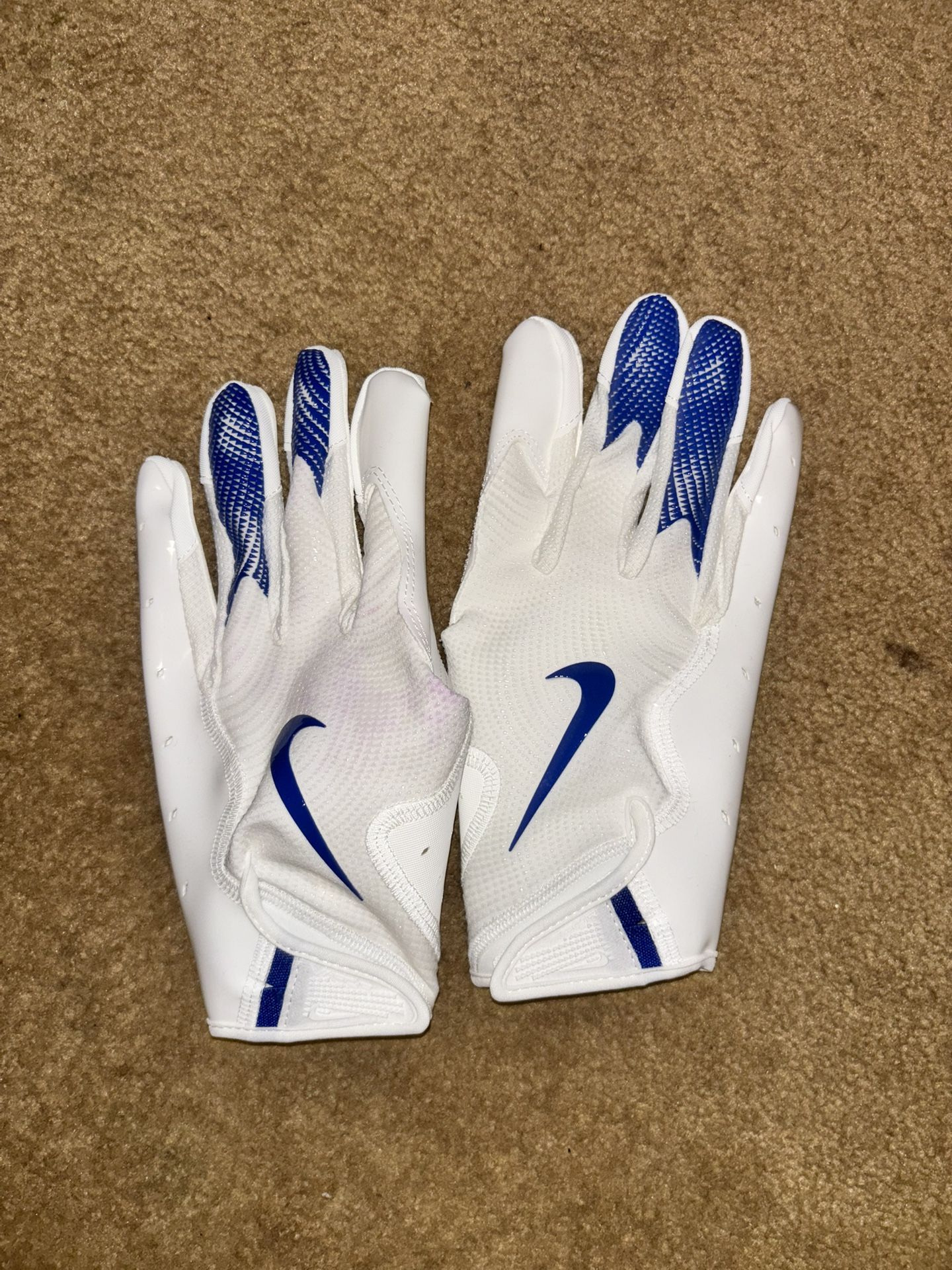 Blue Nike Vapor Gloves