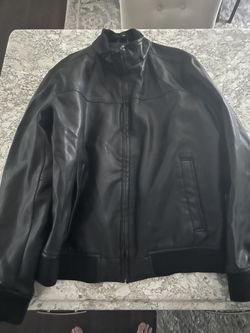 XL Pleather Tommy Hilfiger jacket