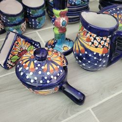 Talavera 6Person Dish wear Set