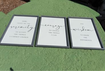 Serenity Prayer Framed