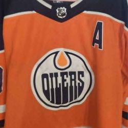 Adidas Edmonton Oilers Hockey Jersey Size L/XL