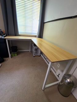 L Shaped Office Desk by Tribesign