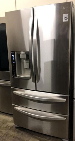 LG 4-Door Stainless Steel Fridge

