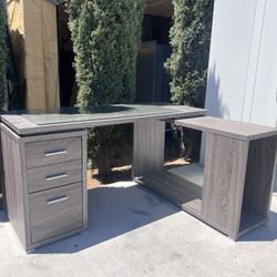 Gray Office Desk! 