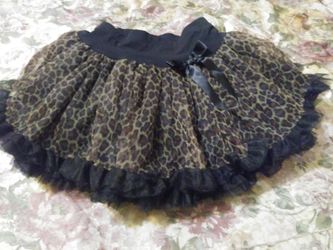 Girls Leopard Skirt