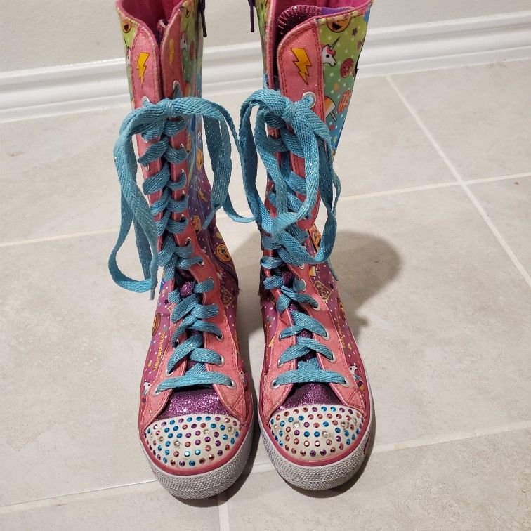 Pirata combinación usuario Skechers Twinkle Toes Pop Princess Knee High Boots for Sale in Royse City,  TX - OfferUp